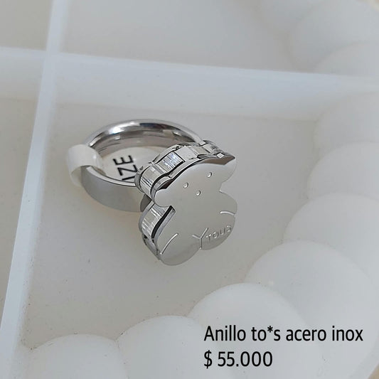 Anillo to*s acero inox