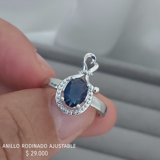 Anillo ajustable rodinado