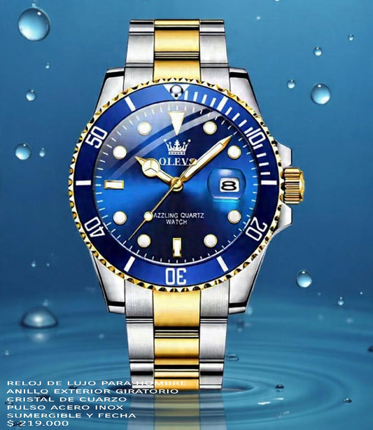 Reloj de lujo para hombre