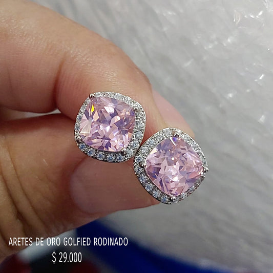 Aretes de oro golfield