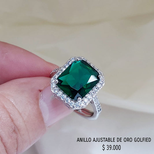 Anillo ajustable de oro golfield
