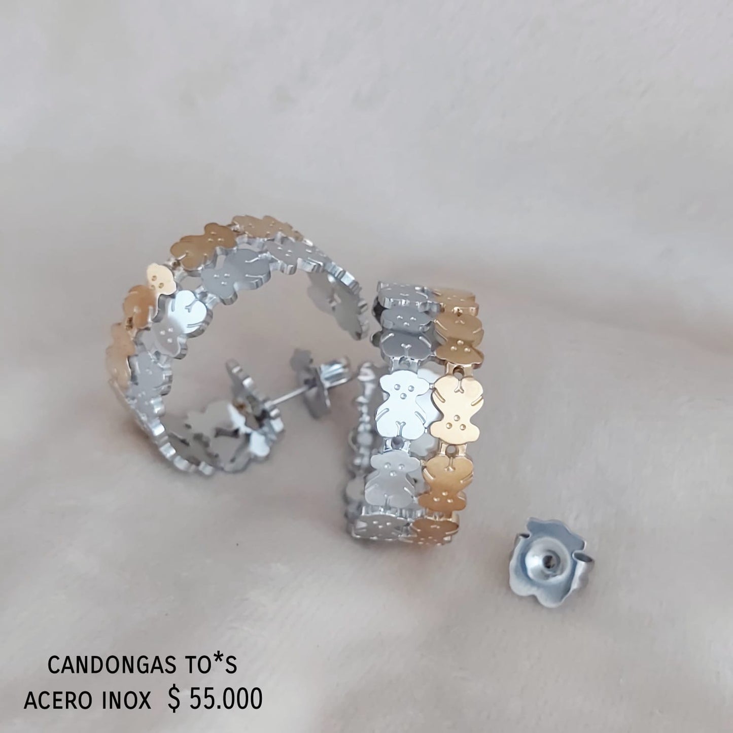 Candongas to*s acero inox