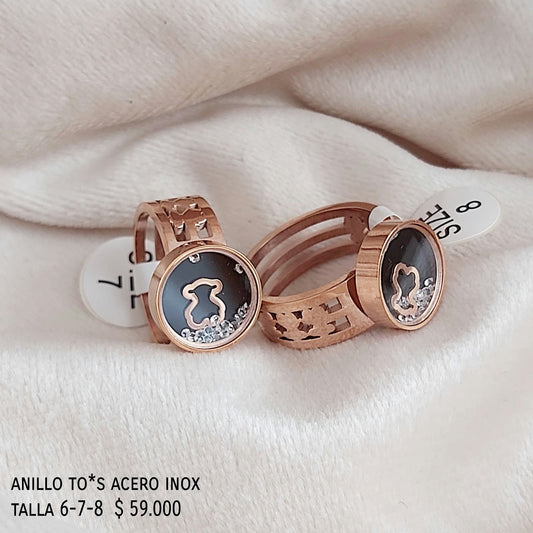 Anillo to*s acero inox
