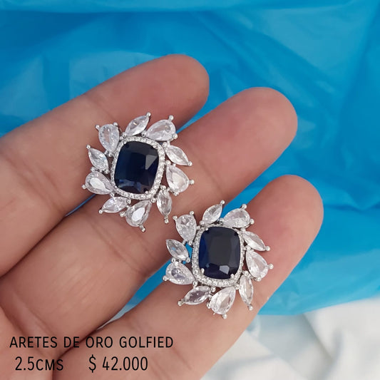 Aretes de oro golfield