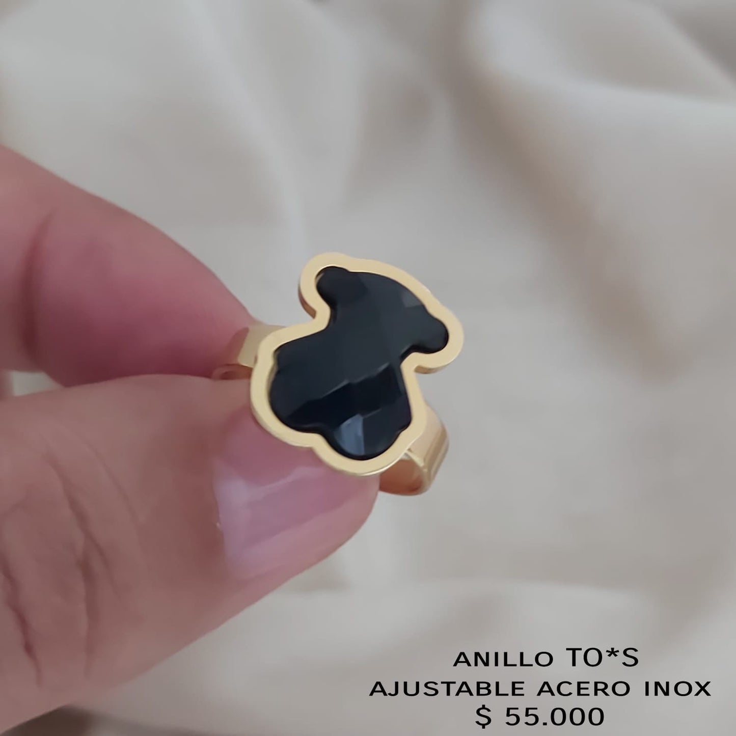 Anillo TO*S ajustable acero inox