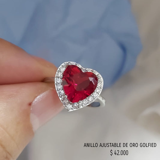Anillo ajustable de oro golfield