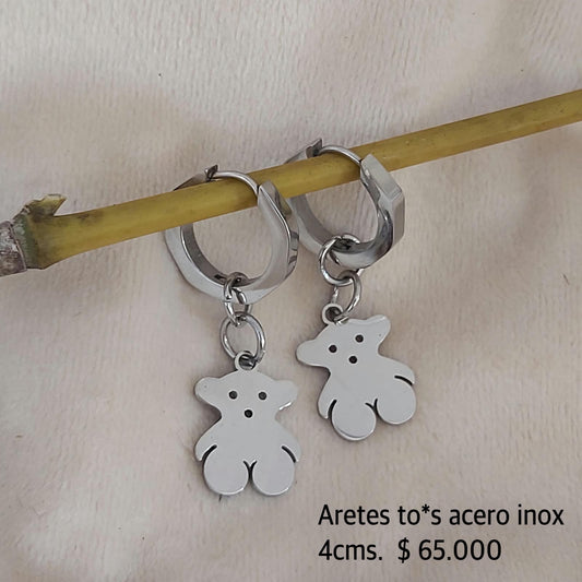 Aretes to*s acero inox
