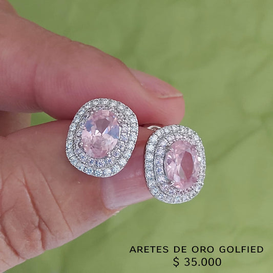 Aretes de oro golfield