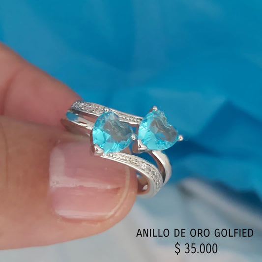 Anillo de oro golfied