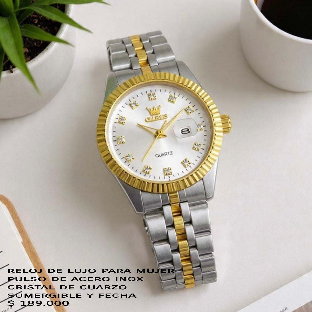 Reloj de lujo para mujer