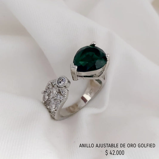 Anillo ajustable de oro golfield