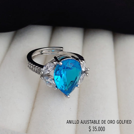 Anillo ajustable de oro golfield
