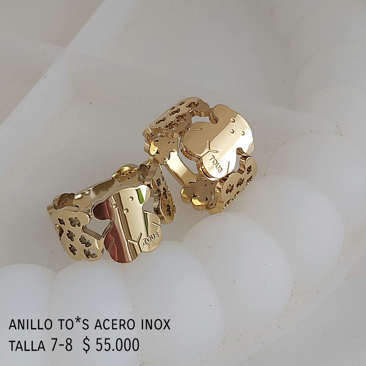 Anillo acero inox
