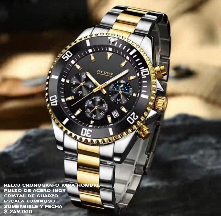 Reloj de lujo para hombre