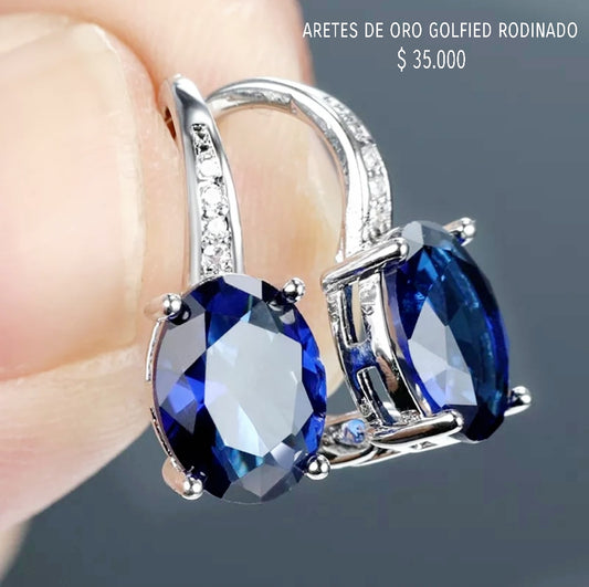 Aretes de oro golfield