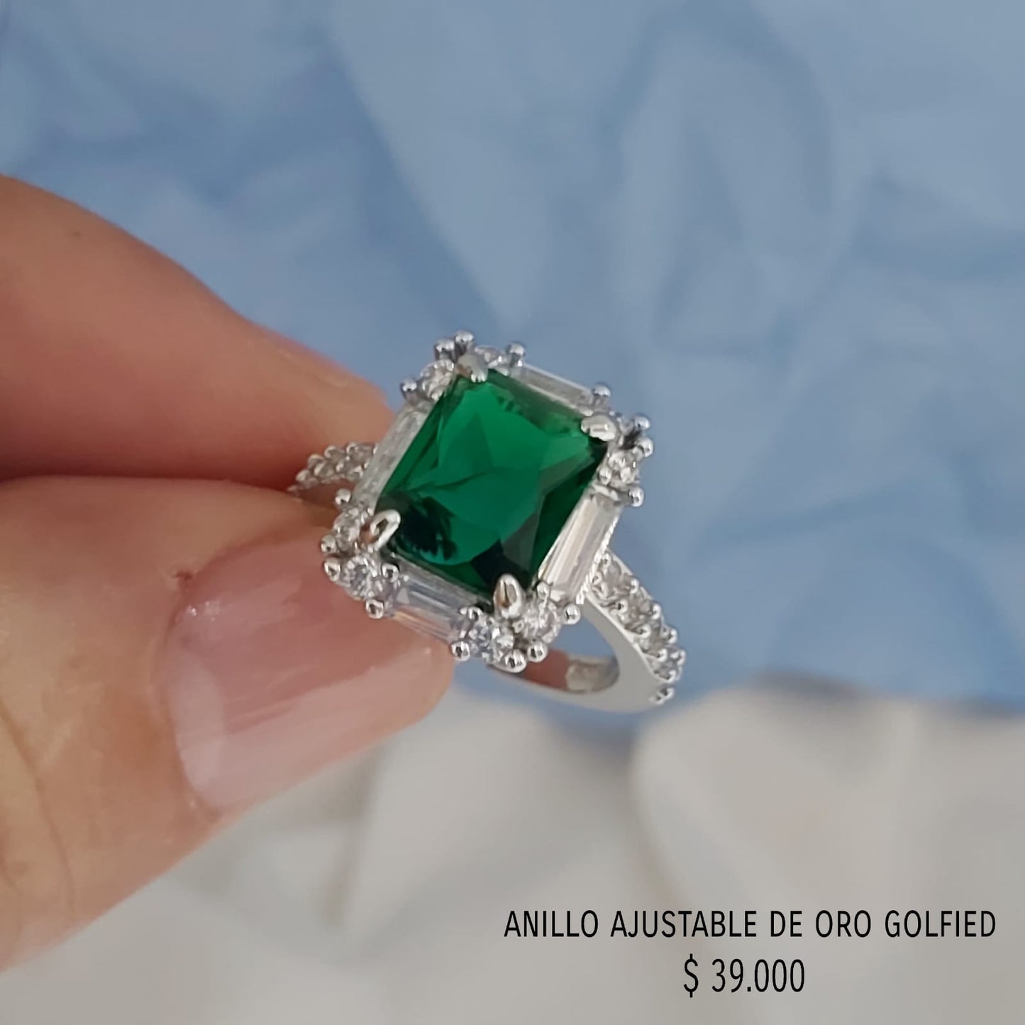 Anillo ajustable de oro golfield