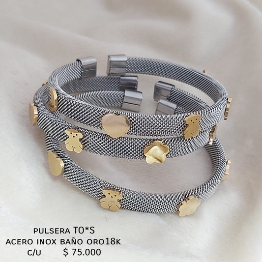 Pulsera TO*S acero inox