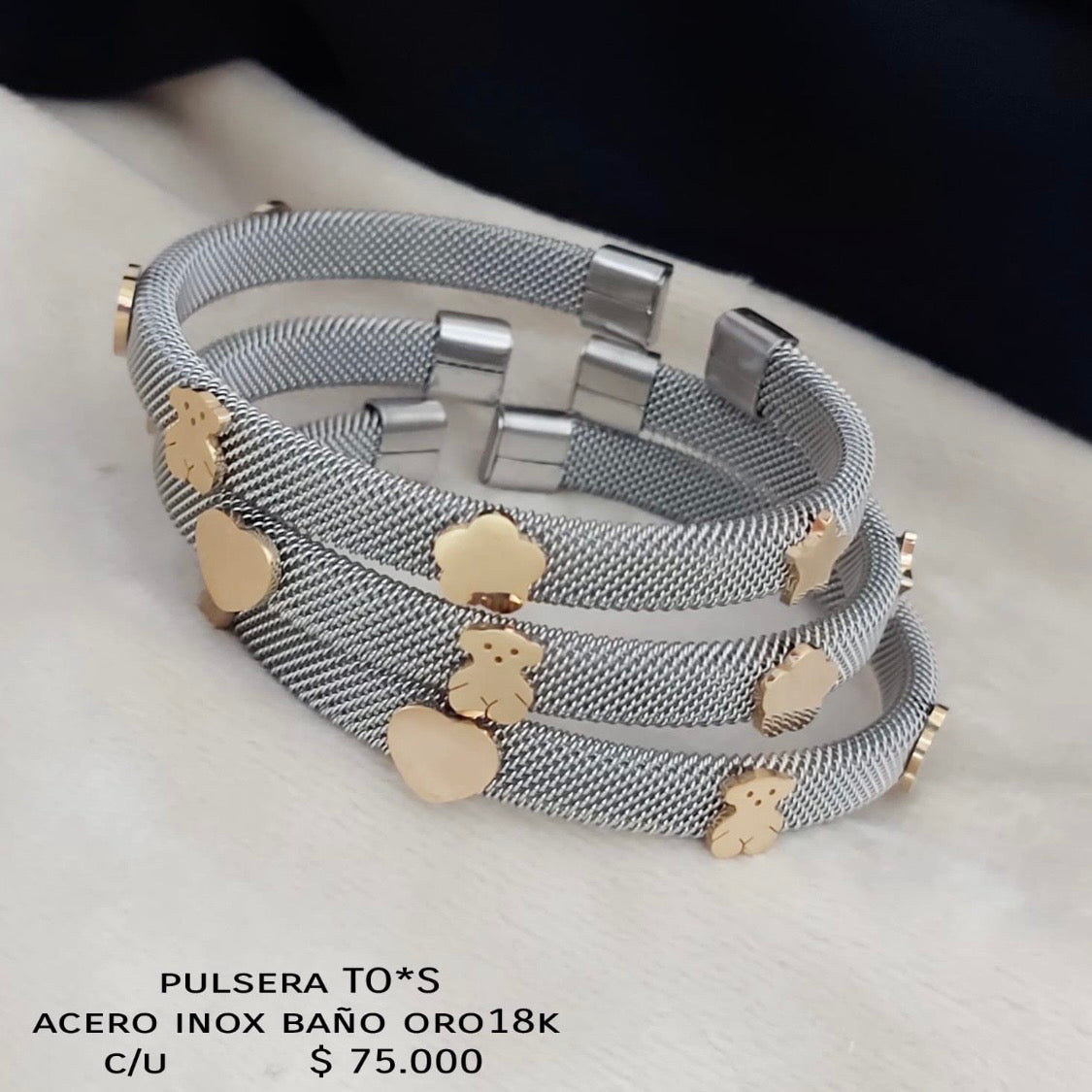 Pulsera to*s acero inox