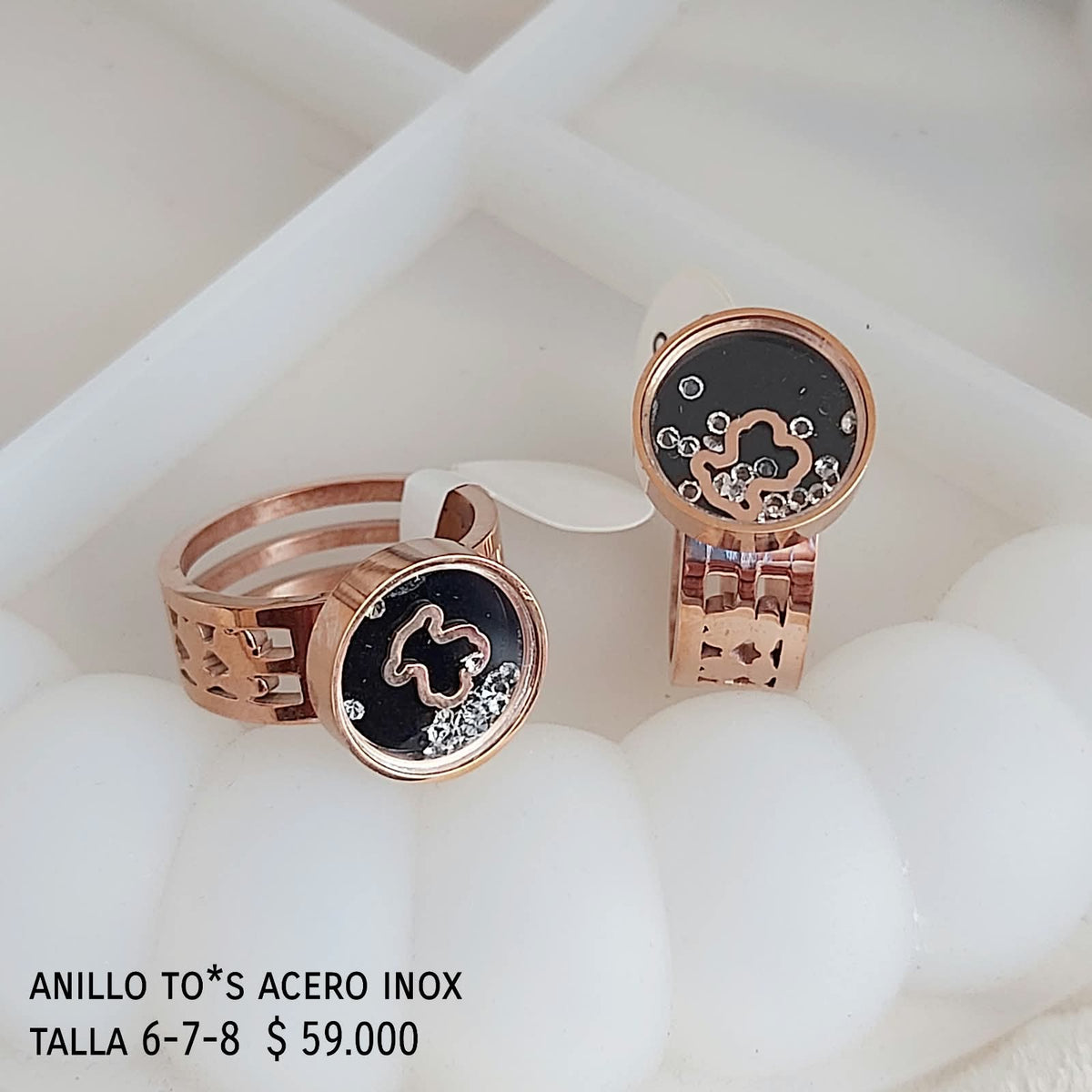 Anillo to*s acero inox