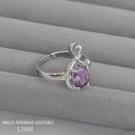 Anillo ajustable rodinado