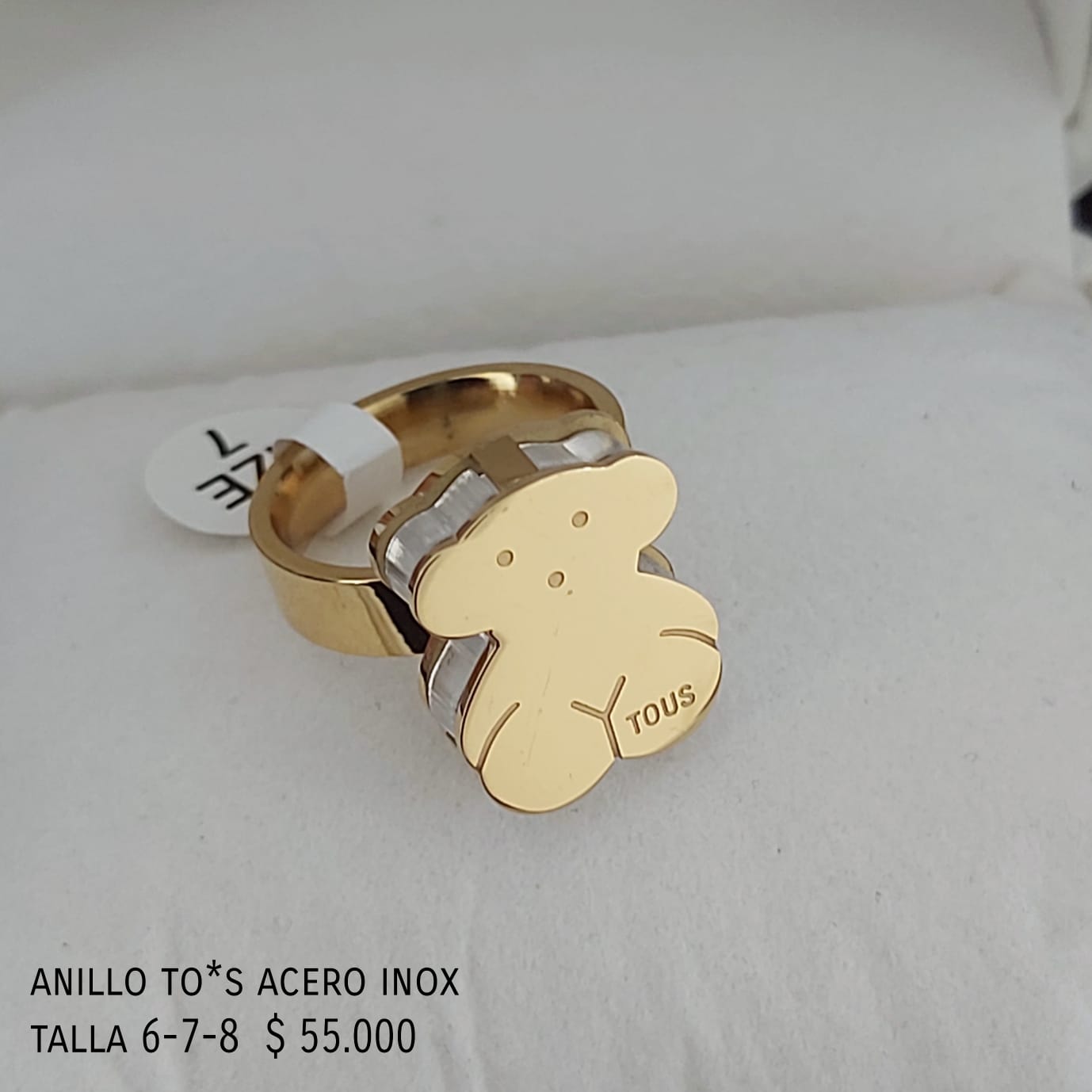 Anillo to*s acero inox