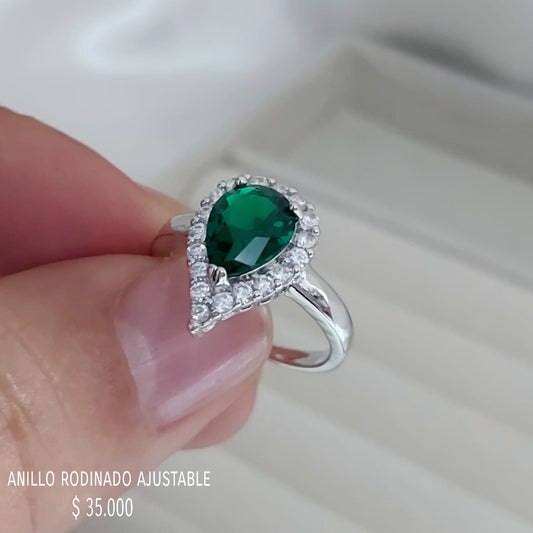 Anillo ajustable rodinado