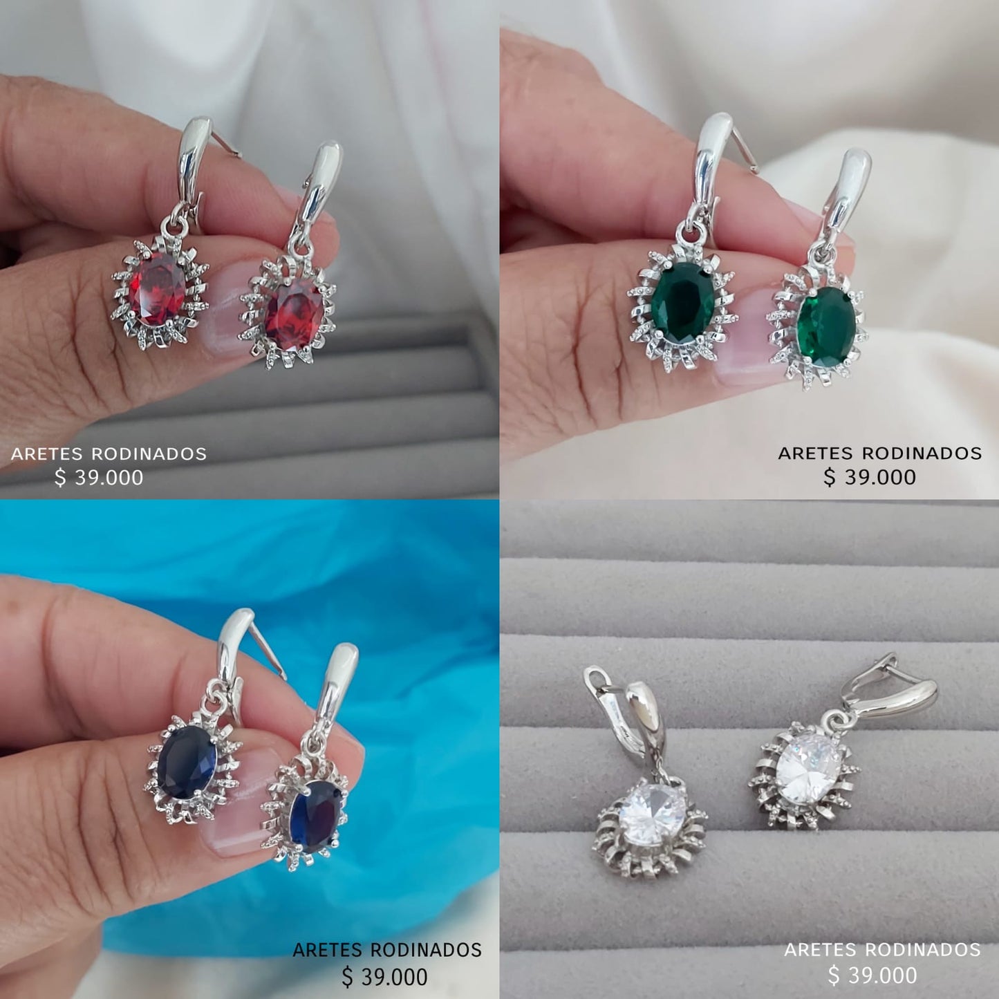 Aretes rodinados
