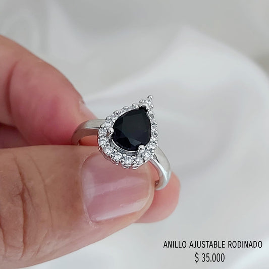 Anillo ajustable rodinado