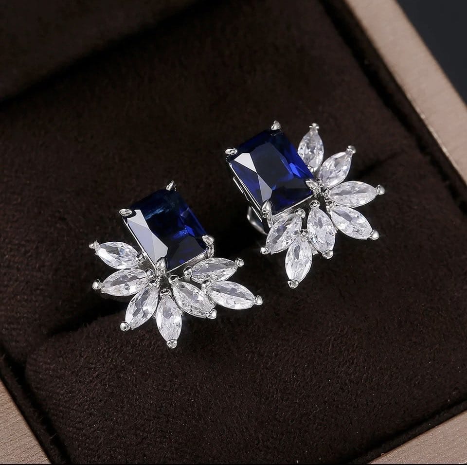 Aretes de oro golfield rodinado