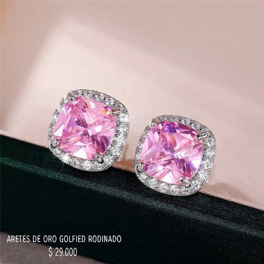 Aretes de oro golfield