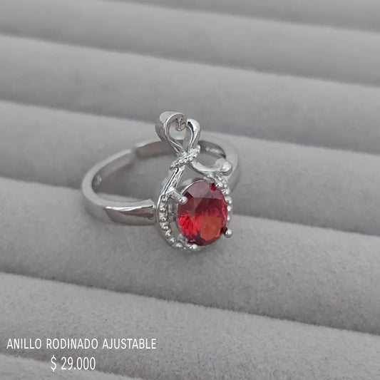 Anillo ajustable rodinado