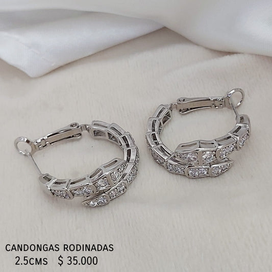 Candongas rodinadas 2.5cms