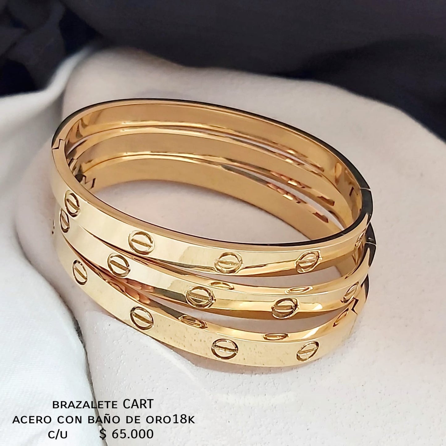 Brazalete CART dorado