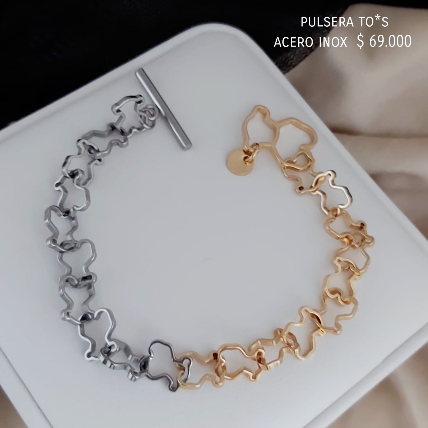 Pulsera to*s acero inox