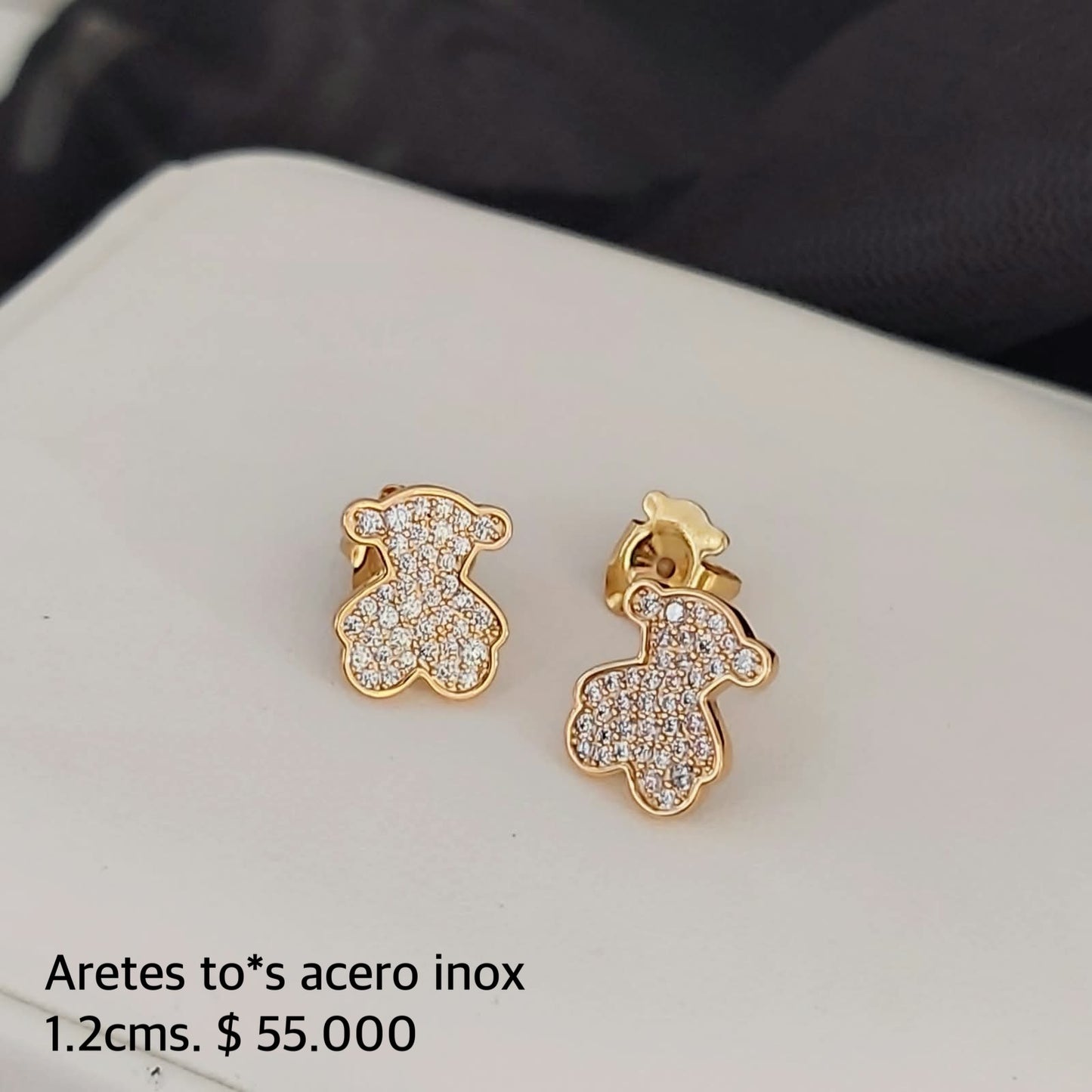 Aretes to*s acero inox
