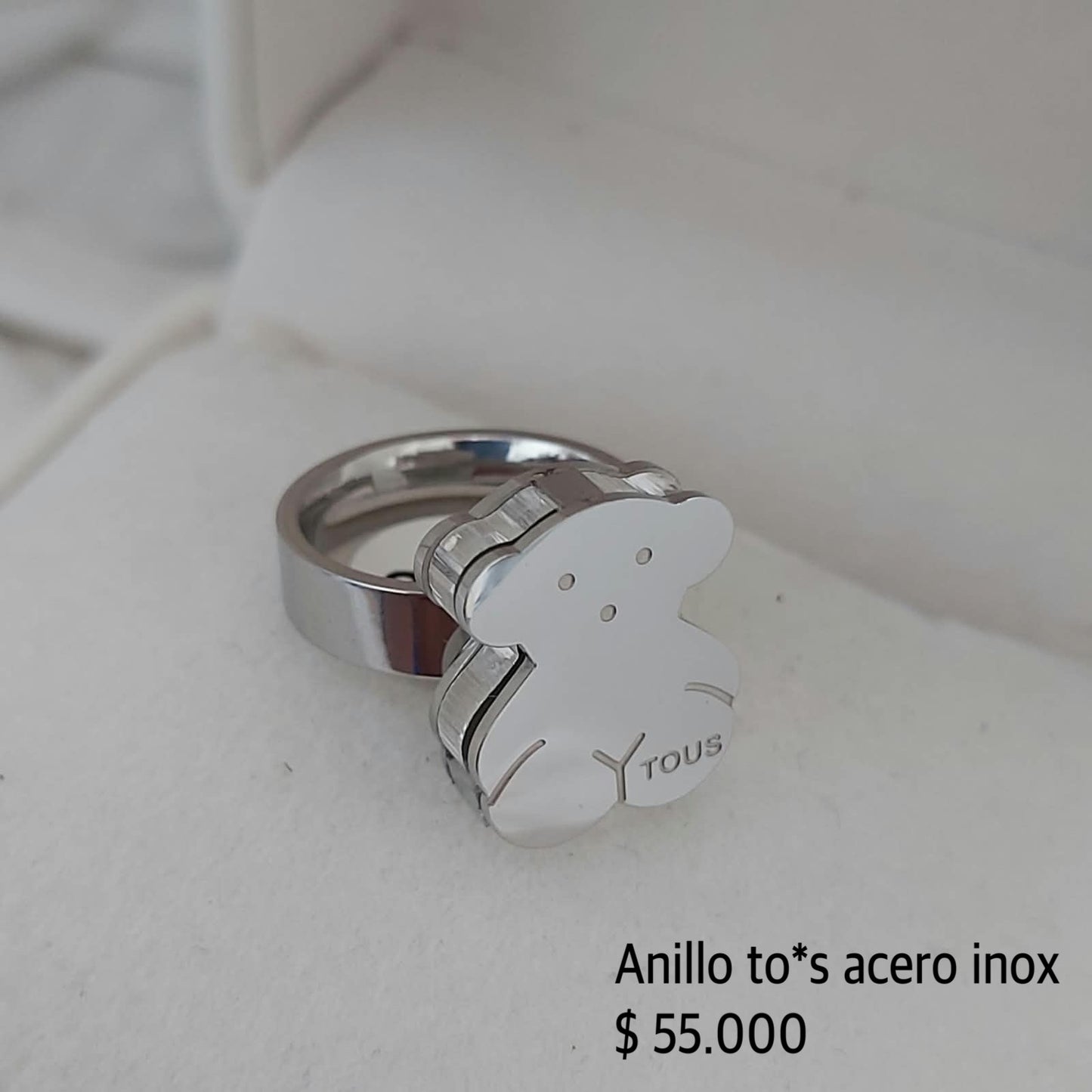Anillo to*s acero inox