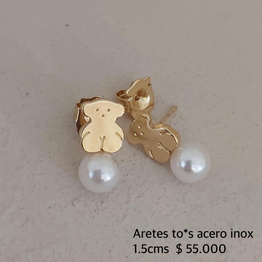 Aretes to*s acero inox