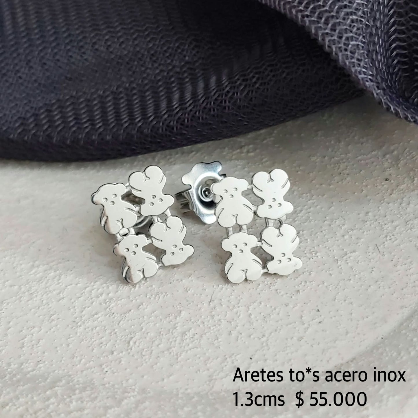 Aretes acero inox