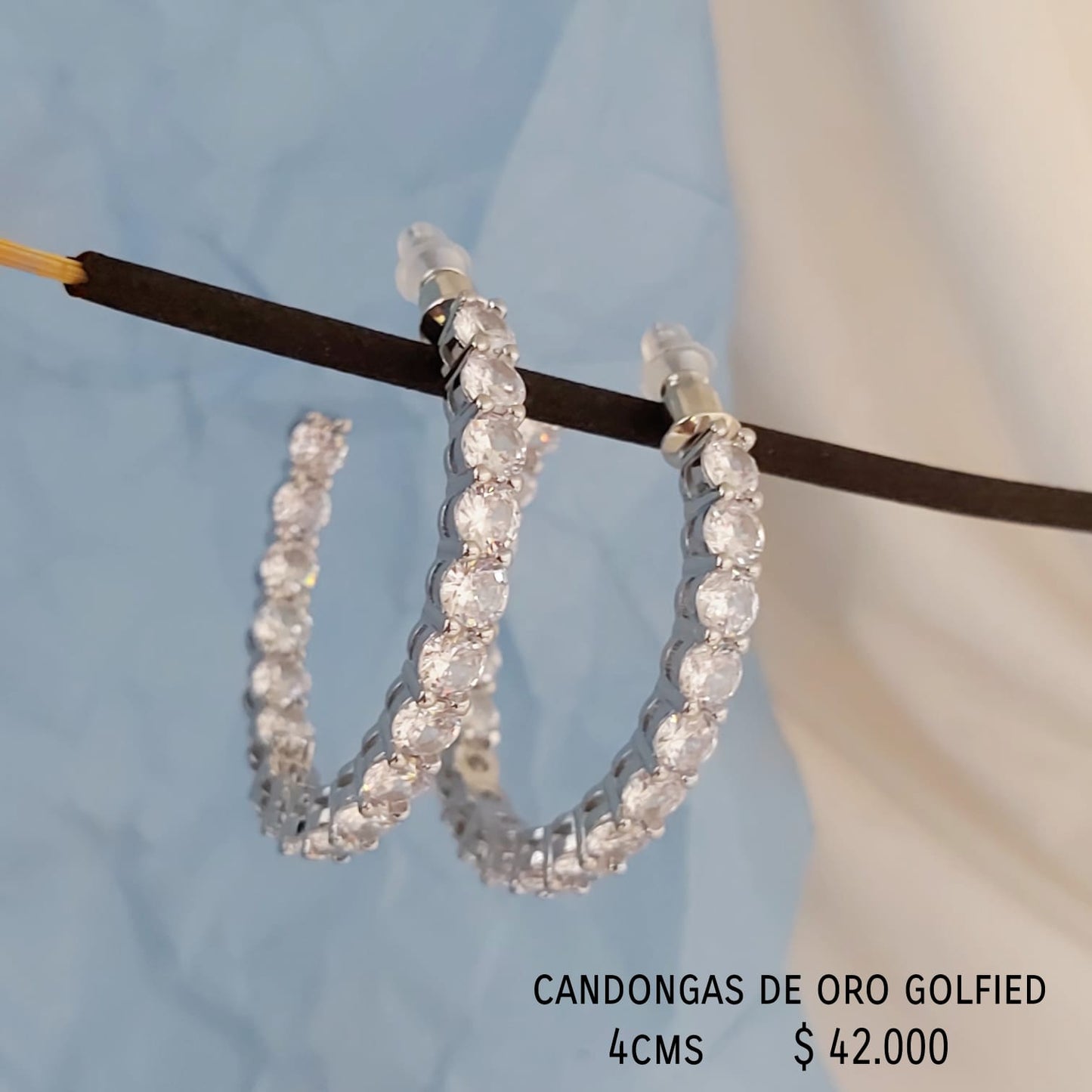 Candongas de oro goldfied