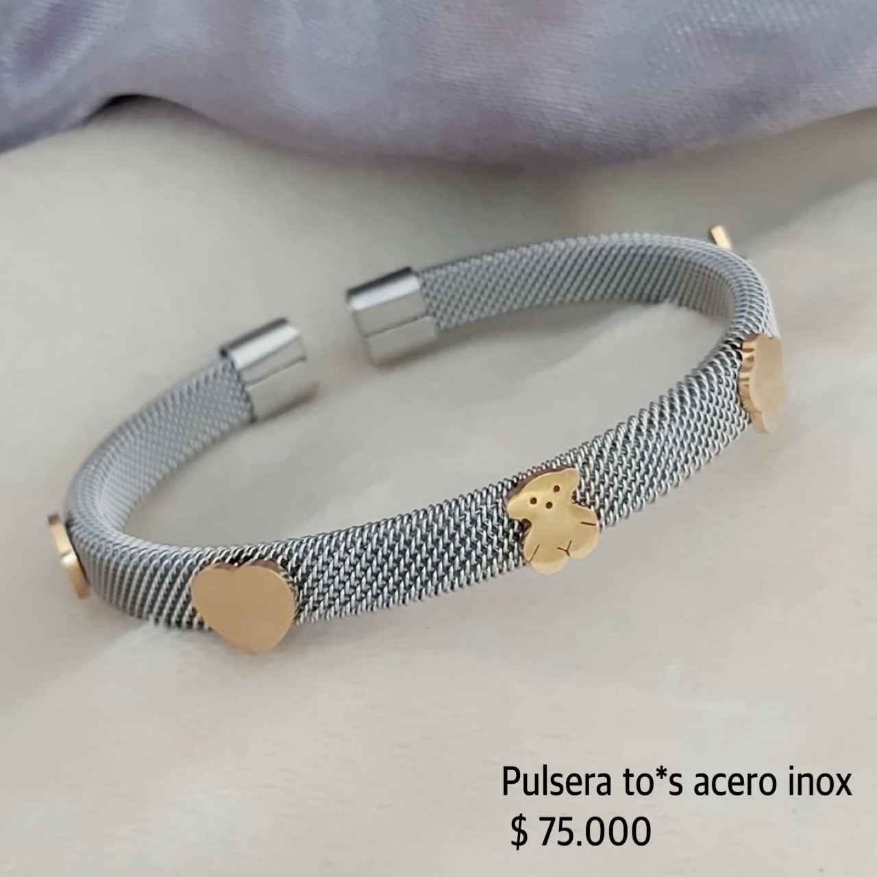 Pulsera to*s acero inox