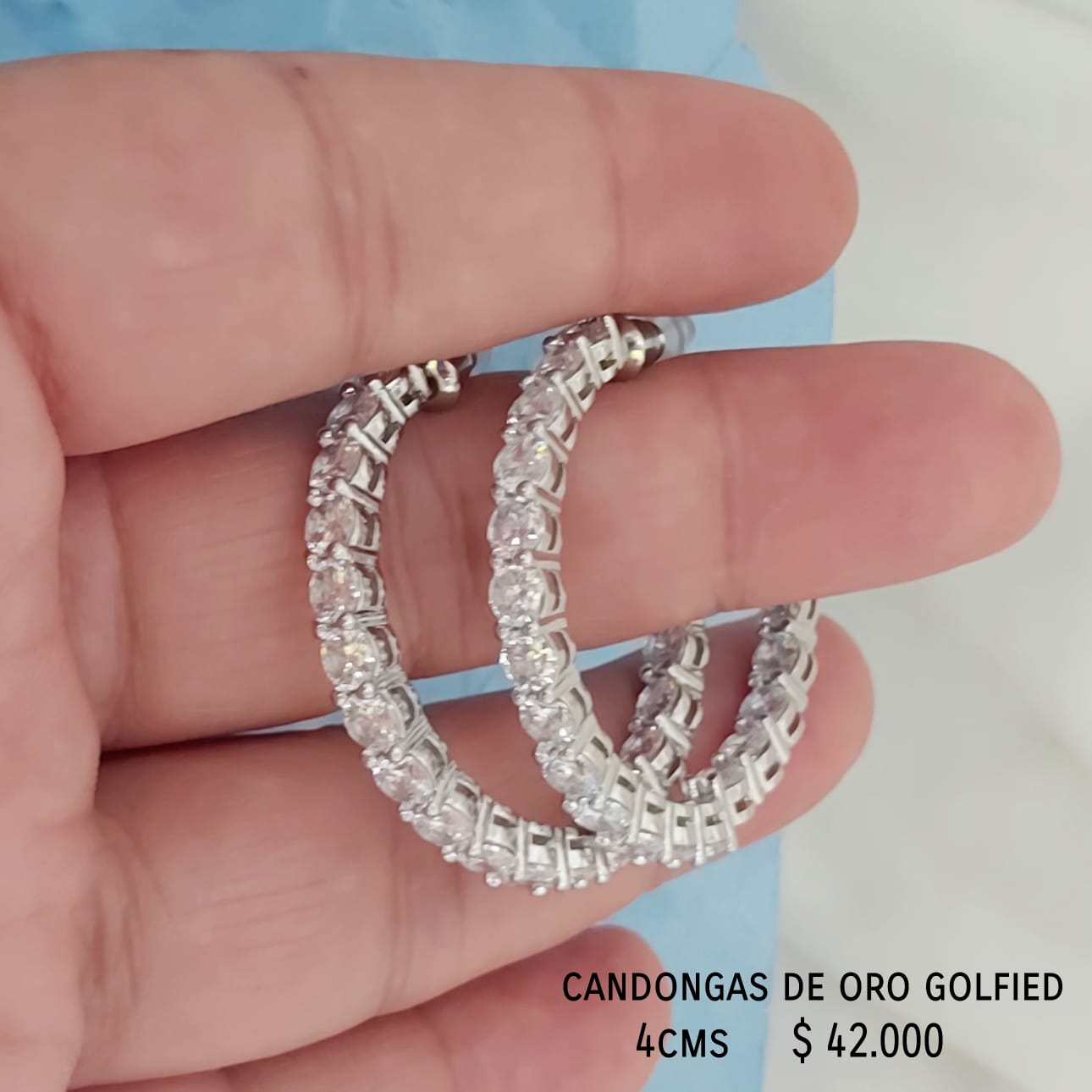 Candongas de oro goldfied