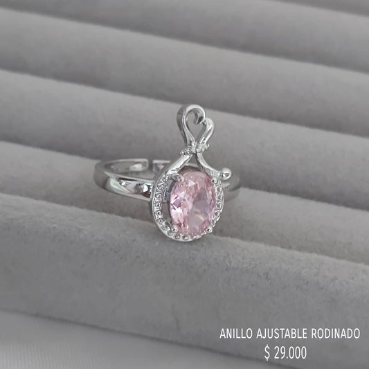 Anillo ajustable rodinado