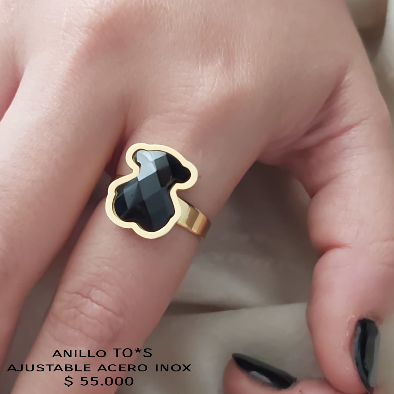 Anillo TO*S ajustable acero inox