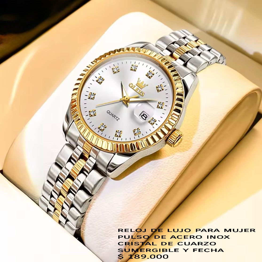 Reloj de lujo para mujer