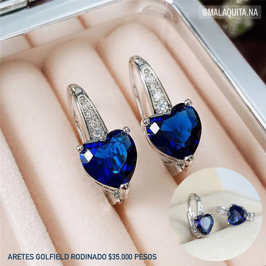 Aretes de oro golfield