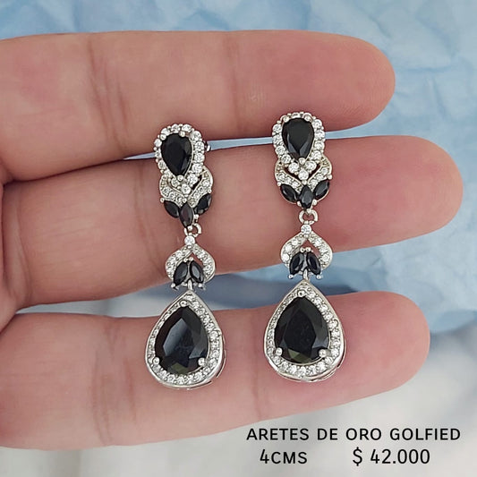 Aretes de oro golfield