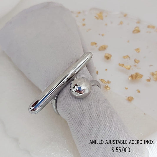 Anillo ajustable acero inox