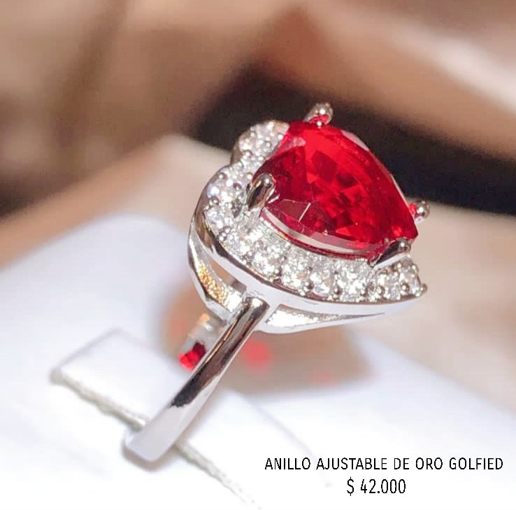 Anillo ajustable de oro golfield