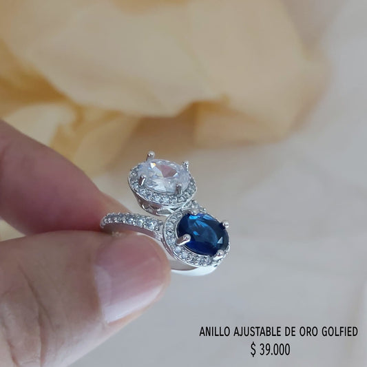 Anillo ajustable de oro golfield