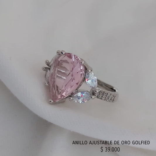 Anillo ajustable de oro golfield